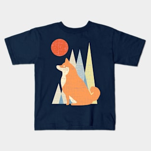 Waiting for you Shiba Inu Kids T-Shirt